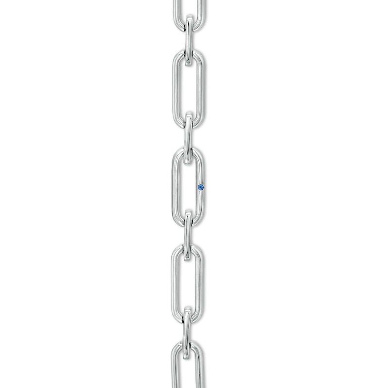 The Kindred Links from Vera Wang Love Collection 0.23 CT. T.W. Diamond Paper Clip Link Bracelet in Sterling Silver|Peoples Jewellers
