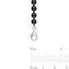 Thumbnail Image 1 of Onyx Graduating Strand Necklace with Sterling Silver Clasp