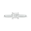 Thumbnail Image 3 of Kleinfeld® 1.18 CT. T.W. Princess-Cut Diamond Collar Solitaire Engagement Ring in 14K White Gold (I/I1)