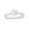 Thumbnail Image 0 of Kleinfeld® 1.115 CT. T.W. Diamond Hidden Frame Engagement Ring in 14K White Gold (I/I1)