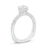 Thumbnail Image 2 of Kleinfeld® 1.115 CT. T.W. Diamond Hidden Frame Engagement Ring in 14K White Gold (I/I1)