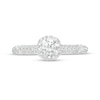 Thumbnail Image 3 of Kleinfeld® 1.115 CT. T.W. Diamond Hidden Frame Engagement Ring in 14K White Gold (I/I1)