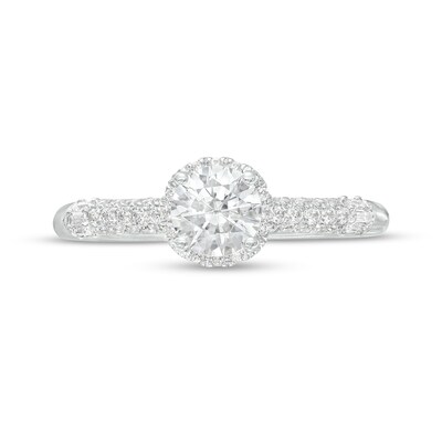 Kleinfeld® 1.115 CT. T.W. Diamond Hidden Frame Engagement Ring in 14K White Gold (I/I1)