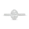 Kleinfeld® 1.115 CT. T.W. Oval Diamond Frame Engagement Ring in 14K White Gold (I/I1)