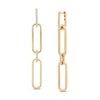 The Kindred Links from Vera Wang Love Collection 0.23 CT. T.W. Diamond Paper Clip Link Drop Earrings in 10K Gold