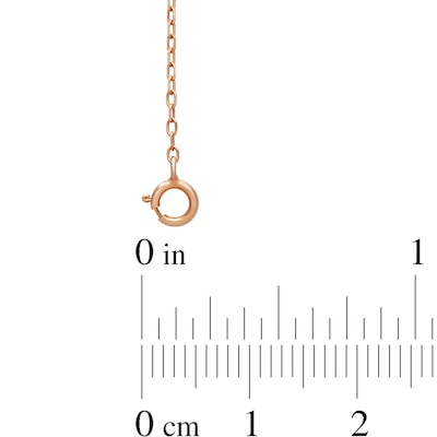 6.0-7.0mm Oval Freshwater Cultured Pearl Dangle and 14K Rose Gold Bead Necklace