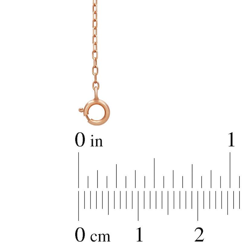6.0-7.0mm Oval Freshwater Cultured Pearl Dangle and 14K Rose Gold Bead Necklace