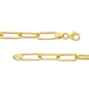 Thumbnail Image 3 of 5.5mm Paper Clip Chain Necklace in Hollow 10K Gold - 16&quot;