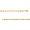 3.8mm Diamond-Cut Glitter Rope Chain Necklace in Hollow 14K Gold - 20"