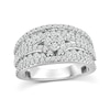 Thumbnail Image 0 of 1.52 CT. T.W. Diamond Multi-Row Engagement Ring in 14K White Gold