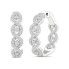 2.03 CT. T.W. Diamond Twist Inside-Out Hoop Earrings in 14K Gold