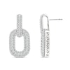 2.54 CT. T.W. Diamond Chain Link Drop Earrings in 14K Gold