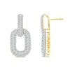 Thumbnail Image 1 of 2.54 CT. T.W. Diamond Chain Link Drop Earrings in 14K Gold