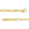 Thumbnail Image 2 of Italian Gold Diamond-Cut 5.6mm Link Chain Bracelet in Hollow 14K Gold – 7.5"