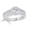 Thumbnail Image 0 of 1.52 CT. T.W. Diamond Frame Triple Row Engagement Ring in 14K White Gold