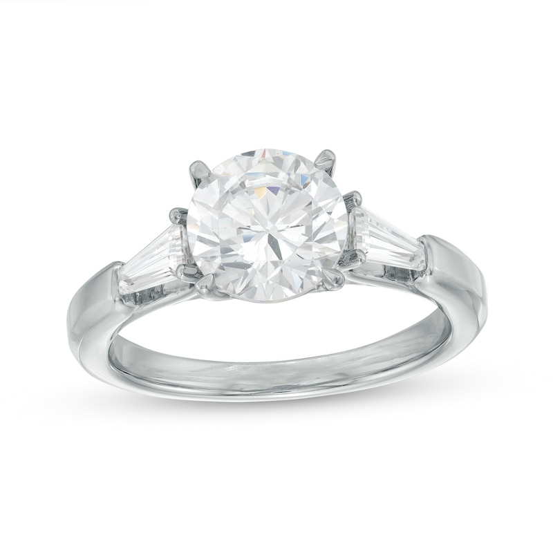 2.50 CT. T.W. Certified Lab-Created Diamond Engagement Ring in 14K ...