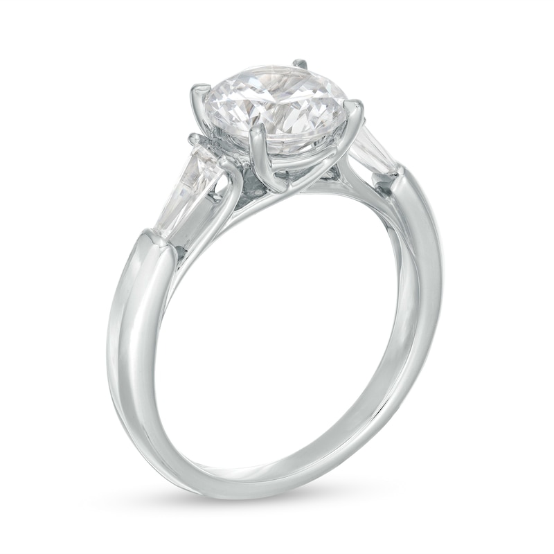 2.50 CT. T.W. Certified Lab-Created Diamond Engagement Ring in 14K White Gold (F/I1)|Peoples Jewellers