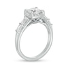 Thumbnail Image 2 of 1.50 CT. T.W. Certified Lab-Created Diamond Frame Engagement Ring in 14K White Gold (F/I1)