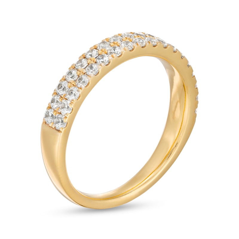 CT. T.W. Diamond Double Row Anniversary Band in 10K Gold|Peoples Jewellers