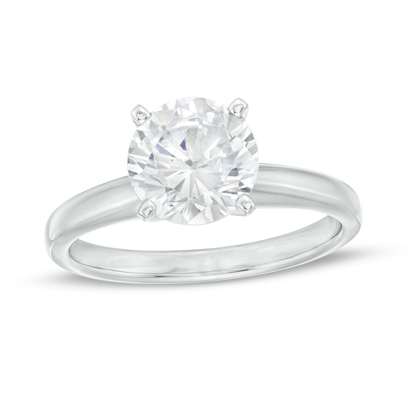 2.00 CT. Certified Lab-Created Diamond Solitaire Engagement Ring in 14K White Gold (F/I1)|Peoples Jewellers