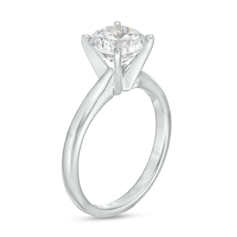 2.00 CT. Certified Lab-Created Diamond Solitaire Engagement Ring in 14K ...