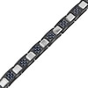 Thumbnail Image 1 of Men's Link Bracelet in Tungsten and Stainless Steel with Black Ion-Plate and Blue Carbon Fibre – 9"