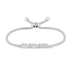 0.05 CT. T.W. Diamond "mama" Bear Bolo Bracelet in 10K Gold – 8.0