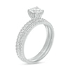 Celebration Canadian Ideal 1.33 CT. T.W. Certified Diamond Bridal Set in 14K White Gold (I/I1)