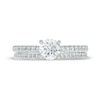 Celebration Canadian Ideal 1.33 CT. T.W. Certified Diamond Bridal Set in 14K White Gold (I/I1)