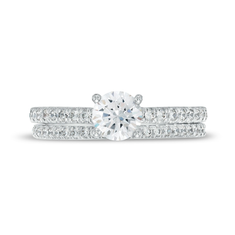 Celebration Canadian Ideal 1.33 CT. T.W. Certified Diamond Bridal Set in 14K White Gold (I/I1)|Peoples Jewellers