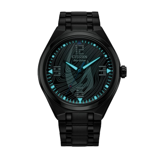 Men's Citizen Eco-Drive® Star Wars™ Mandalorian™ Black Strap Watch (Model: AW2045-57W)