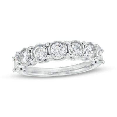 1.00 CT. T.W. Diamond Seven Stone Anniversary Band in 10K Gold