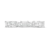 Thumbnail Image 3 of TRUE Lab-Created Diamonds by Vera Wang Love 1.45 CT. T.W. Alternating Anniversary Band in 14K White Gold (F/SI2)