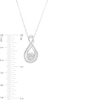 Thumbnail Image 2 of Diamond Accent Double Infinity Bypass Pendant in Sterling Silver