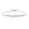 Thumbnail Image 0 of Diamond Accent "S" Link Bolo Bracelet in Sterling Silver - 9.5"