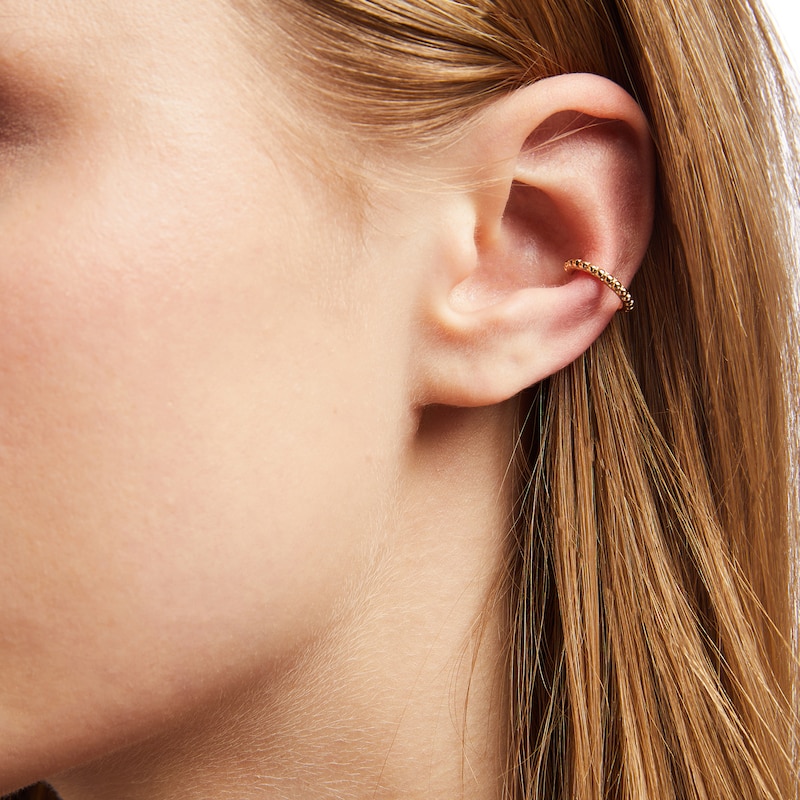 Beaded Ear Cuffs in 10K Gold|Peoples Jewellers