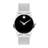 Thumbnail Image 0 of Ladies' Movado Museum Classic Mesh Watch with Black Dial (Model: 0607646)