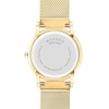 Ladies' Movado Museum Classic Gold-Tone PVD Mesh Watch with Black Dial (Model: 0607647)