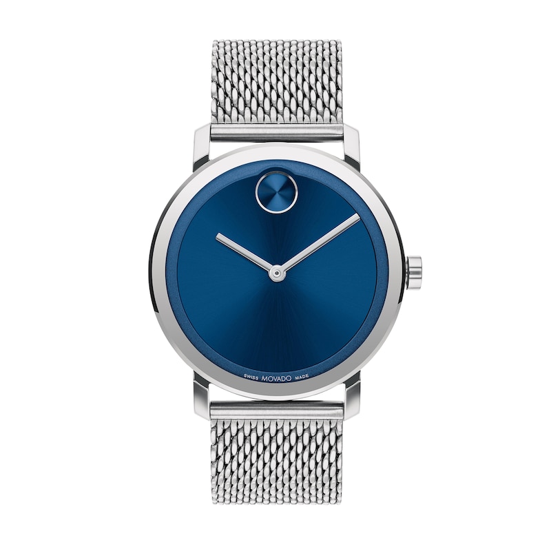 Men's Movado Bold® Evolution Mesh Watch with Blue Dial (Model: 3600901)|Peoples Jewellers