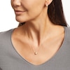 Thumbnail Image 1 of Freshwater Cultured Pearl Love Knot Necklace and Stud Earrings Set in 10K Gold
