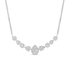 Thumbnail Image 0 of 2.00 CT. T.W. Multi-Diamond Alternating Shape Necklace in 10K White Gold
