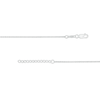 Thumbnail Image 2 of 0.04 CT. T.W. Diamond Interlocking Hearts Anklet in Sterling Silver – 10"