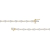 1.50 CT. T.W. Multi-Diamond Alternating Link Line Bracelet in 10K Gold