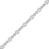 Thumbnail Image 1 of 2.00 CT. T.W. Multi-Diamond Oval and Round Alternating Link Line Bracelet in 10K Gold - 7.25&quot;