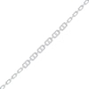 Thumbnail Image 1 of 1.00 CT. T.W. Diamond Mariner Chain Alternating Link Bracelet in 10K White Gold - 8.5"