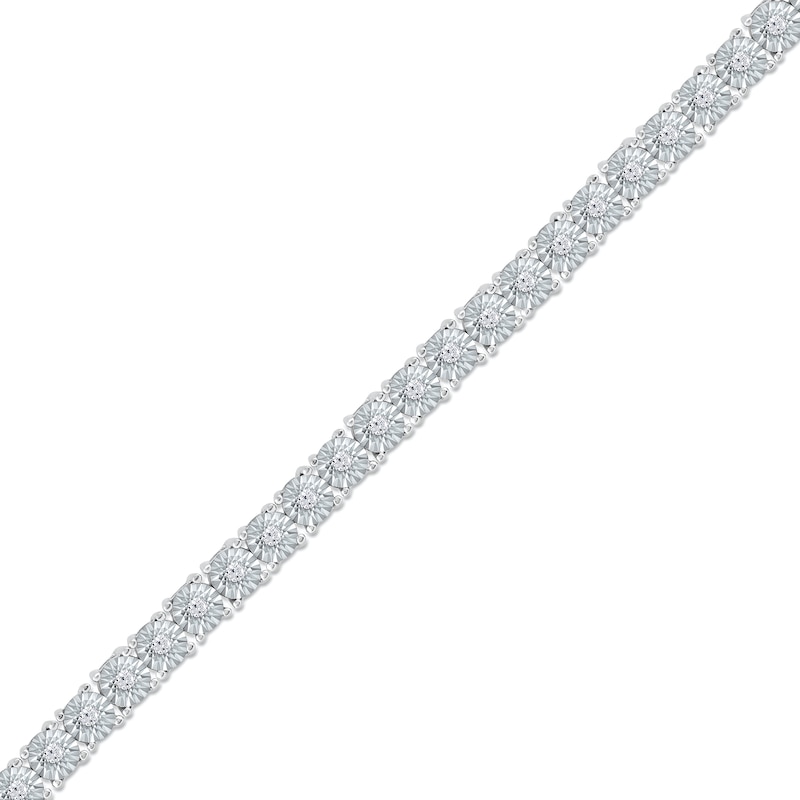 0.50 CT. T.W. Diamond Tennis Bracelet in 14K White Gold - 6.5"