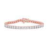 0.50 CT. T.W. Diamond Tennis Bracelet in 14K Rose Gold - 6.5"