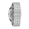 Men's Bulova Octava Crystal Accent Watch with Square Silver-Tone Dial (Model: 96A285)