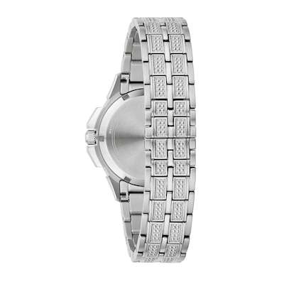 Ladies' Bulova Octava Crystal Accent Watch with Silver-Tone Dial (Model: 96L305)