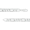 Men's 0.31 CT. T.W. Diamond Cross Necklace Charm and Bracelet Set in Sterling Silver – 8.5"